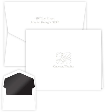 State Embossed Note Cards by Embossed Graphics