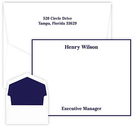 Prominence Correspondence Cards by Embossed Graphics