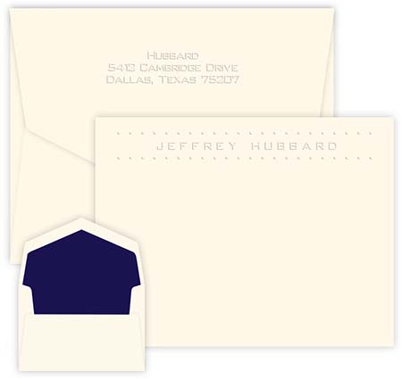 Marquee Embossed Correspondence Cards by Embossed Graphics