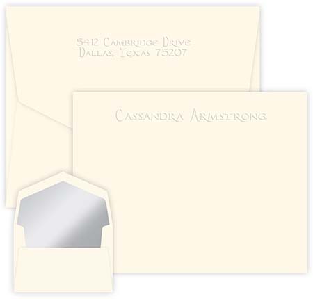 Copperpoint Embossed Correspondence Cards by Embossed Graphics