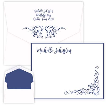 Inspirational Scroll Correspondence Cards by Embossed Graphics
