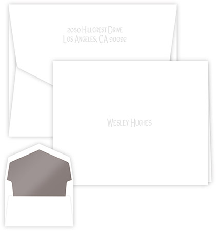 Courante Embossed Note Cards by Embossed Graphics