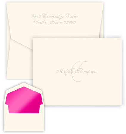 Monte Carlo Embossed Note Cards by Embossed Graphics