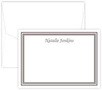 Oak Correspondence Cards by Embossed Graphics