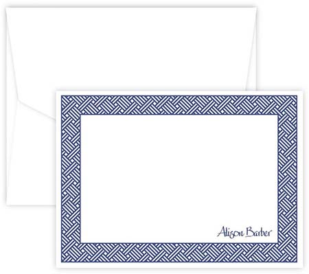 Basketweave Correspondence Cards by Embossed Graphics