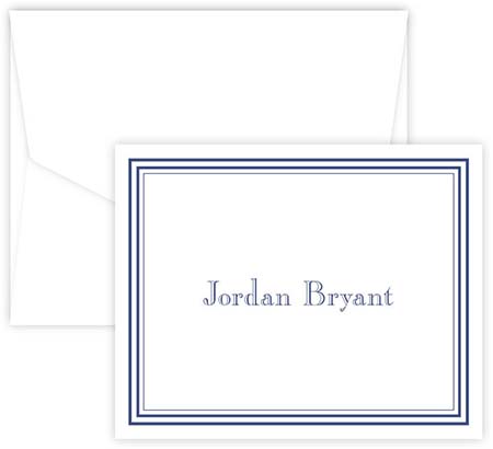Colonial Folded Note Cards by Embossed Graphics Colonial Folded Note Cards by Embossed Graphics