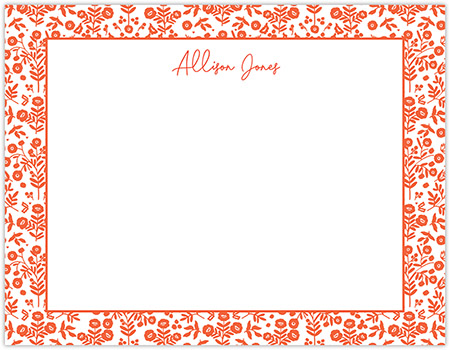 Stationery/Thank You Notes - Floral Drift | Flower & Vine