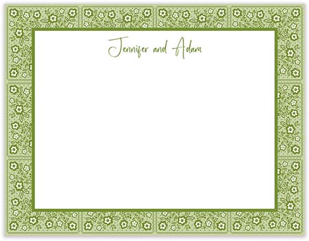 Stationery/Thank You Notes - Floral Bandana | Flower & Vine