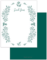 Stationery/Thank You Notes - Botanical Line Art | Flower & Vine