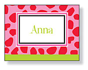 Inkwell - Folded Note Stationery (Leopard Lime) Inkwell - Folded Note Stationery (Leopard Lime)