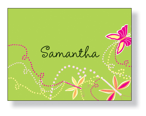 Inkwell - Folded Note Stationery (Flutter Bug) Inkwell - Folded Note Stationery (Flutter Bug)