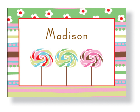 Inkwell - Folded Note Stationery (Lolly Lolly) Inkwell - Folded Note Stationery (Lolly Lolly)