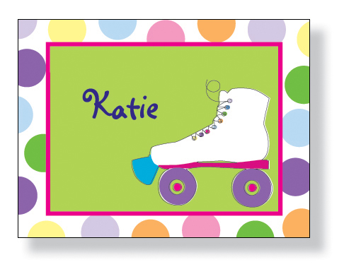 Inkwell - Folded Note Stationery (Girls Rollerskate) Inkwell - Folded Note Stationery (Girls Rollerskate)