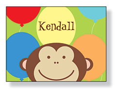 Inkwell - Folded Note Stationery (Peeking Monkey) Inkwell - Folded Note Stationery (Peeking Monkey)