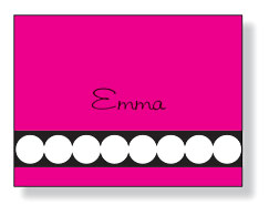 Inkwell - Folded Note Stationery (Moons Pink) Inkwell - Folded Note Stationery (Moons Pink)