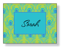 Inkwell - Folded Note Stationery (Peacock) Inkwell - Folded Note Stationery (Peacock)