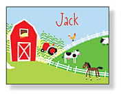 Inkwell - Folded Note Stationery (Farm Scene)