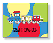 Inkwell - Folded Note Stationery (Train Dot)