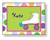 Inkwell - Folded Note Stationery (Girls Rollerskate)