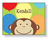 Inkwell - Folded Note Stationery (Peeking Monkey)