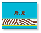 Inkwell - Folded Note Stationery (Wild Blue)