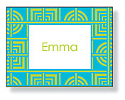Inkwell - Folded Note Stationery (Graphix Blue)
