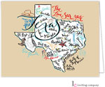 Inviting Co. - Stationery/Thank You Notes (Texas Map)
