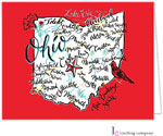 Inviting Co. - Stationery/Thank You Notes (Ohio Map)