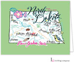 Inviting Co. - Stationery/Thank You Notes (North Dakota Map)