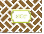 Chatsworth Just Exquisite - Stationery/Thank You Notes (Brown Chippendale)
