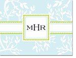 Chatsworth Just Exquisite - Stationery/Thank You Notes (Blue Damask)