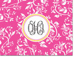 Chatsworth Just Exquisite - Stationery/Thank You Notes (Pink Damask)