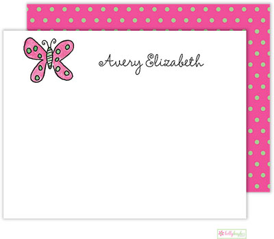 Stationery/Thank You Notes by Kelly Hughes Designs (Flutter Butterfly)