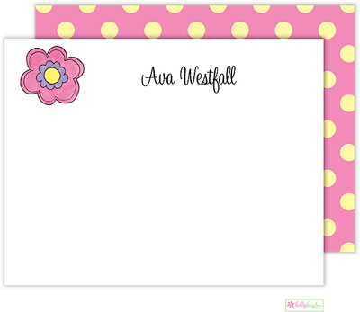 Stationery/Thank You Notes by Kelly Hughes Designs (Pink Daisy)