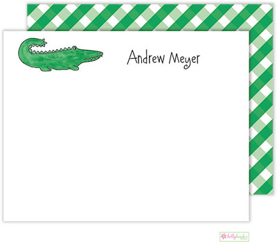 Stationery/Thank You Notes by Kelly Hughes Designs (Green Gator)