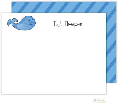Stationery/Thank You Notes by Kelly Hughes Designs (Whale Of A Time)