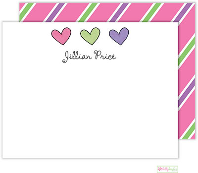 Stationery/Thank You Notes by Kelly Hughes Designs (Hearts Are Wild)
