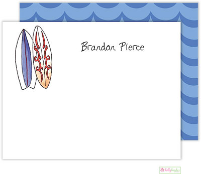 Stationery/Thank You Notes by Kelly Hughes Designs (Surfer Dude)