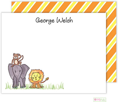 Stationery/Thank You Notes by Kelly Hughes Designs (Zoo Friends)