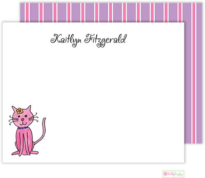 Stationery/Thank You Notes by Kelly Hughes Designs (Kitty Kitty)