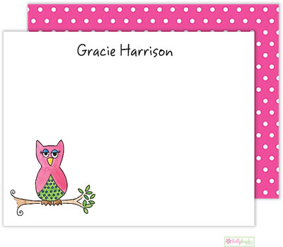Stationery/Thank You Notes by Kelly Hughes Designs (What A Hoot)