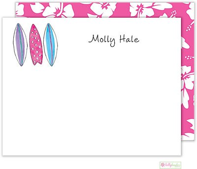 Stationery/Thank You Notes by Kelly Hughes Designs (Surfer Girl)