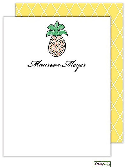 Stationery/Thank You Notes by Kelly Hughes Designs (Pineapple) Stationery/Thank You Notes by Kelly Hughes Designs (Pineapple)