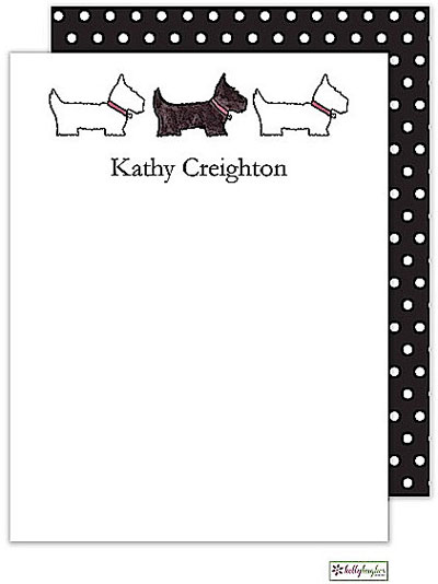 Stationery/Thank You Notes by Kelly Hughes Designs (Preppy Pups)