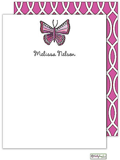 Stationery/Thank You Notes by Kelly Hughes Designs (Mariposa)