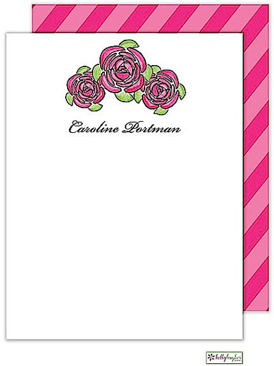 Stationery/Thank You Notes by Kelly Hughes Designs (Pink Peonies)