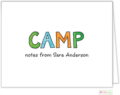 Stationery/Thank You Notes by Kelly Hughes Designs (Campout) Stationery/Thank You Notes by Kelly Hughes Designs (Campout)