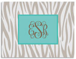 Stationery/Thank You Notes by Kelly Hughes Designs (Grey Zebra)