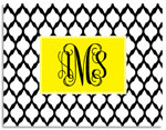 Stationery/Thank You Notes by Kelly Hughes Designs (Black Lattice)
