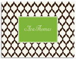Stationery/Thank You Notes by Kelly Hughes Designs (Brown Lattice)